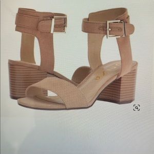 COPY - Unisa women’s block heel tan suede material 8.0